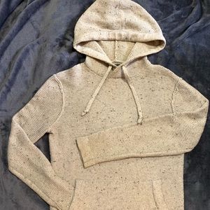 American Eagle Outfitters XS Hoodie Sweater, Oatmeal & Cinnamon Color